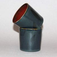 SERAX - Terres de Reves - Beker 0,23l Dark Blue/Rust - thumbnail