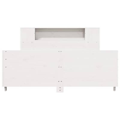 Bedframe zonder matras massief grenenhout wit 160x200 cm Bedframe zonder matras massief grenenhout wit 160x200 cm