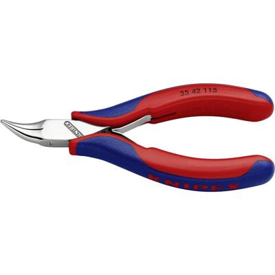 Knipex Elektronica-grijptang | Meer-componentengrepen | Lengte 115 mm | Zelfbedieningskaart/blister - 35 42 115 SB