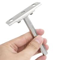 Zwevende plankdragers 12st onzichtbaar 12x100 mm koolstofstaal - thumbnail