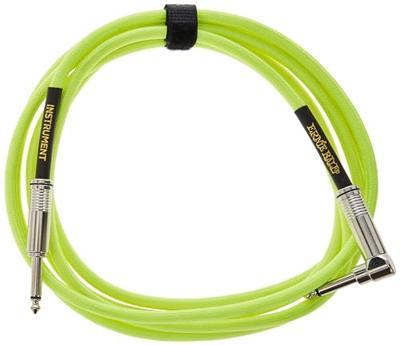 Ernie Ball 6080 Braided Instrument Cable, 3 meter, Neon Yellow Ernie Ball 6080 Braided Instrument Cable, 3 meter, Neon Yellow