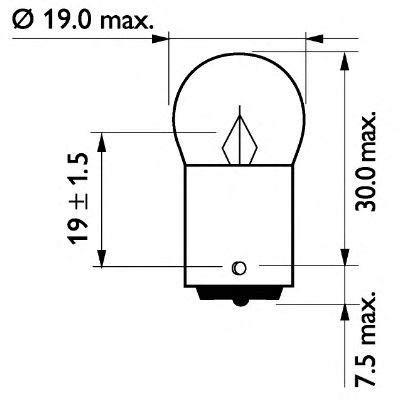 Philips kugellampe ball lamps 24v 5 w hd master duty