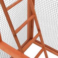 Vogelkooi 68x62x166 cm massief vurenhout - thumbnail