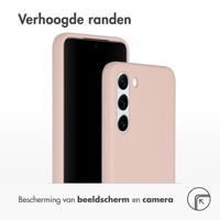 Accezz Liquid Silicone Backcover Samsung Galaxy S23 Plus Telefoonhoesje Roze - thumbnail