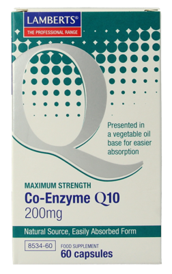 Lamberts Co-Enzym Q10 200mg Vegacapsules Lamberts Co-Enzym Q10 200mg Vegacapsules