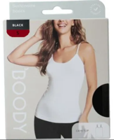 Boody Cami Top Zwart S - thumbnail