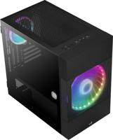 Aerocool Atomic Mini Tower Zwart - thumbnail