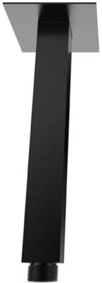 Saqu Cubo douchearm plafondbevestiging vierkant 30cm mat zwart
