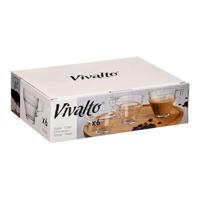 Theeglas en koffieglas Vivalto Transparant Glas 199 ml (6 Stuks) - thumbnail