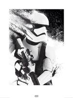 Kunstdruk Star Wars - Episode VII Stormtrooper Paint 60x80cm - thumbnail