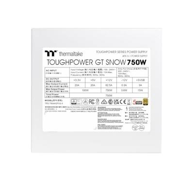Thermaltake Toughpower Gt power supply unit 750W Wit Thermaltake Toughpower Gt power supply unit 750W Wit
