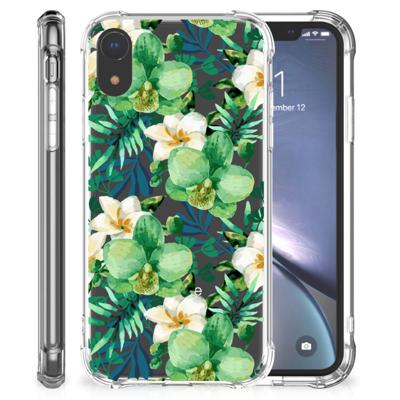 Apple iPhone Xr Case Orchidee Groen Apple iPhone Xr Case Orchidee Groen