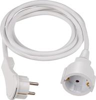 AS Schwabe 50211 Stroom Verlengkabel Wit 2 m H05VV-F 3G 1,5 mm² - thumbnail