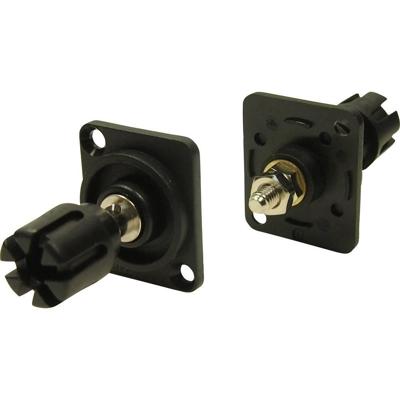 Cliff CP303010 Luidsprekerconnector Zwart, Zwart 1 stuk(s)