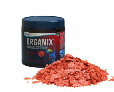 Oase ORGANIX Colour Flakes 250ml - Duurzaam Geviste Voeding voor Levendige Aquariumvissen