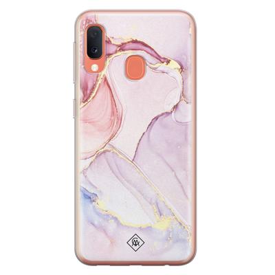 Samsung Galaxy A20e siliconen hoesje - Purple sky