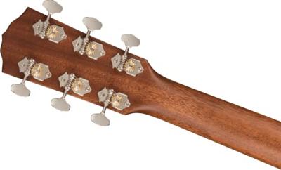 Fender PS-220E Parlor All Mahogany Aged Cognac Burst elektrisch-akoestische westerngitaar met koffer - thumbnail