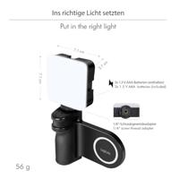 LogiLink AA0173 USB-C Smartphone-standaard Zwart Geschikt voor model: alle Smartphones - thumbnail