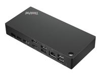 Lenovo ThinkPad Universal USB-C Smart Dock Bedraad Thunderbolt 4 Zwart - thumbnail