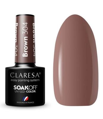 Claresa uv/led gellak 5ml brown 304 take me to the river