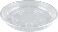 Elho uni-schotel rond 16 cm transparant - thumbnail