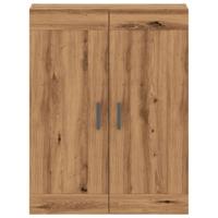 Wandkast 69,5x34x90 cm bewerkt hout artisanaal eikenkleurig - thumbnail