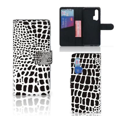 Honor 20 Pro | Telefoonhoesje | Met pasjeshouder | Slangenprint