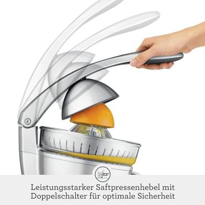 Sage the Citrus Press elektrische citruspers 110 W Zilver