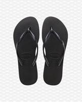 Havaianas Slim Slipper Dames Black 41/42 - thumbnail