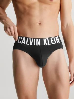 Calvin Klein 3-Pack Heren slips - Hip Brief Reconsidered Steel - Microvezel heren heupslip - Brede tailleband - S - Zwart - Onderbroek heren heren