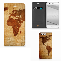 Huawei P10 Plus | Book Cover | Wereldkaart - thumbnail