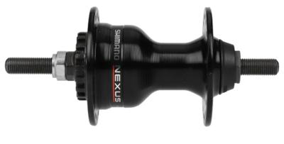 Shimano nexus voornaaf 36g. rollerbrake zwart