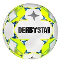 Derbystar Voetbal APUS Light DB Wit Geel Blauw V24 1047 - thumbnail