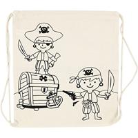 Creativ Company - - gymtas piraten 37x40 cm - thumbnail