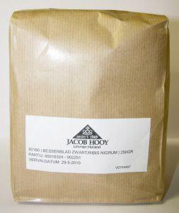 Jacob Hooy Zwarte Bessenblad Gesneden