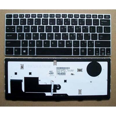 Notebook keyboard for HP EliteBook Revolve 810 G1 with silver frame backlit Notebook keyboard for HP EliteBook Revolve 810 G1 with silver frame backlit