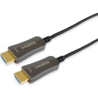 Equip 119431 hdmi 2.0 active optical cable, hdmi type a -> hdmi type a 3d, 18 gbit/s, 50m, black - thumbnail