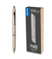 Pilot Frixion Ball Zone gelroller, uitwisbaar, medium punt, 0,7 mm, in giftbox, beige - thumbnail