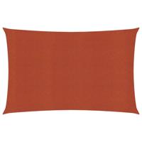 VidaXL Zonnezeil 160 g/m² 3x4,5 m hdpe terracottakleurig - thumbnail