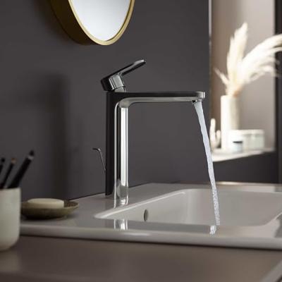 Wastafelmengkraan HansGrohe Vernis Blend 190 Eengreeps Met Trekwaste Chroom - thumbnail