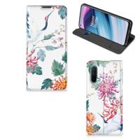 OnePlus Nord CE 5G | Hoesje maken | Bird Flowers - thumbnail