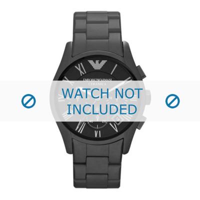 Horlogeband Armani AR1457 Keramiek Zwart 23mm