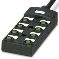 Phoenix Contact SACB-8/16-L- 5,0PUR SCO P 1452725 Passieve sensor/actorbox M12-verdeler met kunststof schroefdraad 1 stuk(s) - thumbnail