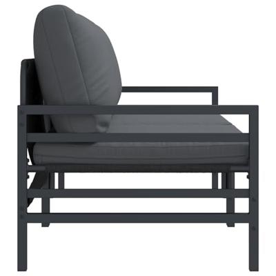 Buitenmeubelsets met kussen met kussen 2 pcs Antraciet Buitenmeubelsets met kussen met kussen 2 pcs Antraciet