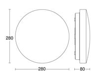 Steinel 079734 INNENLEUCHTE RS 20 LED LED-plafondlamp met bewegingsmelder LED LED vast ingebouwd 9.4 W Wit - thumbnail