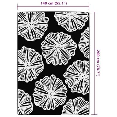 VidaXL Buitenkleed arakil 140x200 cm polypropeen groen