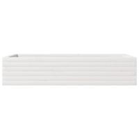 Plantenbak 110x60x23 cm massief grenenhout wit - thumbnail