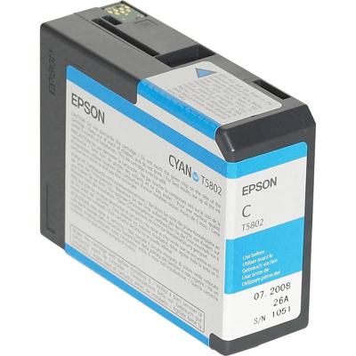 Epson Inktcartridge T5802 Origineel Cyaan C 13 T 580200 Epson Inktcartridge T5802 Origineel Cyaan C 13 T 580200