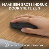 Logitech Pebble Mouse 2 M350s Muis Bluetooth Optisch Grafiet 3 Toetsen 400 dpi, 4000 dpi Geïntegreerd scrollwiel - thumbnail