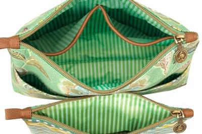 Pip Studio Pip Studio Caryn Cosmetic Bags Combi Matata Green 26x7.5x18cm/22x1x13cm